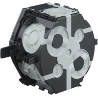 Krabice pod omítku, UP1 ECON Fix CS pro dvojzásuvku, hl.46 mm KAISER 1055-86