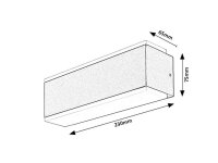 MATARO bílá LED 12W IP54