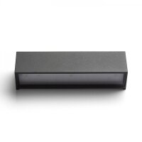 CAMARGUE nástěnná antracitová satinované sklo 230V LED 6W IP65 3000K R13641