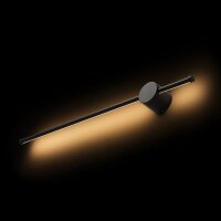 BEEM 80 nástěnná černošedá mléčný akryl 230V LED 14W 120° IP54 3000K R14193
