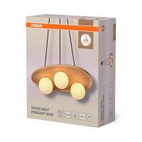 Decor Wood Nest Pendant 1xG9 Brown OSRAM 4058075848283