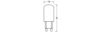 LED PIN G9 GLOWdim 3.2W 927 Frosted G9 OSRAM 4099854503566