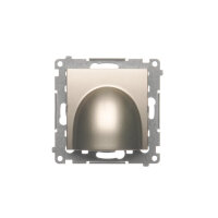 Svorkovnice s krytem pro pohyblivý přívod, zlatá matná, metalizované DPK1.01/44