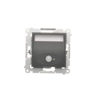 LED osvětlení (přístroj) s pohybovým senzorem 230V,3100 K, černá matná