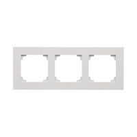 Rámeček 3 násobný světle šedá matná KONTAKT SIMON TR3/114