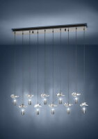 Závěsné svítidlo COMAREIRA LED-CCT 26W IP20 nikl nero  EGLO 390494