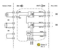 Oddělovací spínací zesilovač MACX MCR-SL-NAM-2T-SP PHOENIX CONTACT 2924278