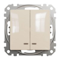 Sedna D/E Přepínač sériový ř.5So orient. kontrolka Béžová SCHNEIDER SDD112105L