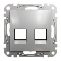 Sedna D/E Kryt pro RJ45 AMP Keystone UTP, Aluminium SCHNEIDER SDD113444C