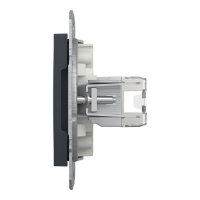 ASFORA Zásuvka datová RJ45, kat.5e STP, antracit SCHNEIDER EPH5000171