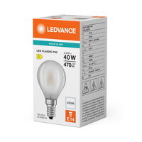 Světelný zdroj LED CLASSIC P V 3.4W 840 Frosted E14 LEDVANCE 4099854785269