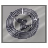 Venkovní prodlužovací kabel 20 m 1 zásuvka černý guma 230 V 2,5mm2 EMOS PM1011