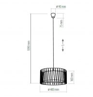 TK Lighting 1457 HARMONY COLOUR 1457 1x E27 60W žlutá