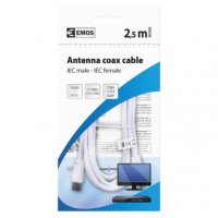 Anténní koaxiální kabel 2,5M Emos SD3002
