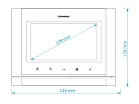 Commax 0108-624 CDV-70H/DRC-40K, ekonomická sada Commax