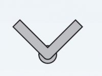 UD 2/76 - 750/90 výložník rovný pro stožáry STB A, STB B, LPH, JB, ICON, ROTEIRO