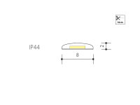 LED pásek WW-CW 24V 14,4W 10mm IP20 5025 PANLUX PN13700001