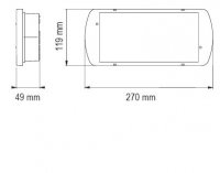 Eaton SL2MNM42D1C3A Nouzové svítidlo SafeLite SL20, MNM, IP42, 100lm, 1H