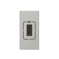 MOSAIC USB-C NABÍJEČKA 1,5A 1MODUL HLINÍK LEGRAND 079389