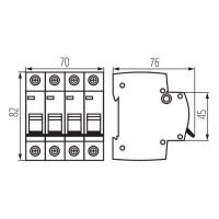 Jistič KMB6-B10/4 KANLUX 32593