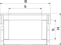 OBO PLCS D061220 Protipožární kanál PYROLINE Con EI30-EI60 1000x200x120 šedá