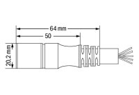 propojovací kabel 14pól. délka 5 m černá WAGO 756-3205/140-050