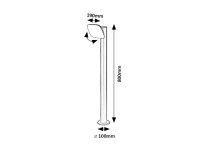 ODIEL LED 12W IP44 černá RABALUX 77060