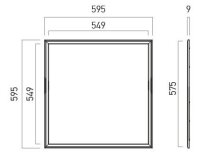 XWIDE LED PANEL 40W 220-240V AC 4000K CR