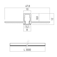 PRF016 SET NANOPROFILE 3m for TRIM. INST