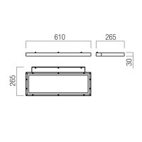 XSPECTER WALL LAMP 40W (20W/20W) 220-240