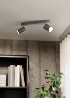 Bodové svítidlo RECISO-E GU10 2X5W IP20 EGLO 74007