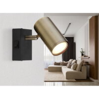 Nástěnné svítidlo ROBBY černá 1xGU10, max. 25W 230V GLOBO 57911-1M