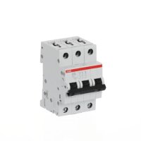 S203-B40 3 fázový jistič 40 A char. B 6kA ABB 2CDS253001R0405