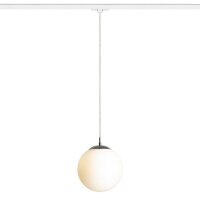 LUNA 25 pro tříokr. lištu opálové sklo/chrom 230V E27 15W RENDL R13968