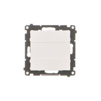 Kryt zaslepovací s kovovým třmenem (přístroj s krytem) bílá matná   TPS.01/111