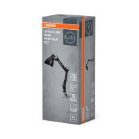 Office Line Desk Pear Clip E27 Black OSRAM 4099854464614
