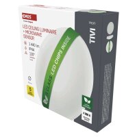 LED přisazené svítidlo TIVI A CLASS MW sensor  8,6W IP44 neutrální EMOS ZM3406M