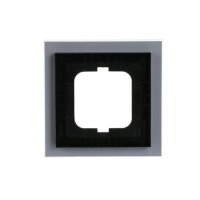 Jednorámeček ABB SOLO CARAT bílé sklo 1721-811 2CKA001754A4442