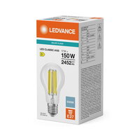 Světelný zdroj LED CLASSIC A V 17W 865 Clear E27 LEDVANCE 4099854788086