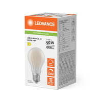 LEDCLA60GLOWDIM5.9W930 FILFR E27 P LEDV