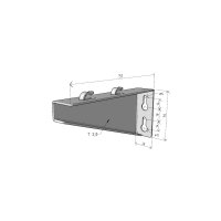 Nosník NZM 150 ''ŽZ'' pro žlab 150/50, 150/100 ARKYS ARK-225015