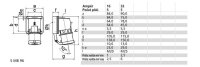 Přívodka nástěnná s klapkou 32A 5p 400V IP44 6h Quick-Connect BALS 24415