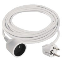 Prodlužovací kabel 7 m 1 zásuvka bílý PVC 1,5mm2 EMOS P0117R