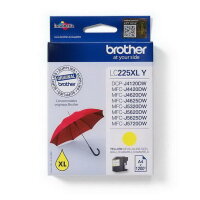 BROTHER LC-225XLY (inkoust yellow, 1 200 str.@ 5% draft)