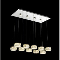 Závěsné svítidlo AMUR chrom LED 96W 230V, 6500lm, 4000K GLOBO 49350-92H