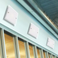 Stropní a nástěnné svítidlo Kvatel 240 bílá 18W IP20 E27 COMPOLUX 912671/08