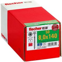 Vrut pro dřevostavby Power-Fast FPF-HT 8,0 x 140 ZPP 50 FISCHER 659410