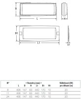 LOG LED LGFM 8W SA/PS 1/2/3N