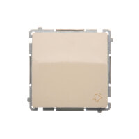 Ovládač zapínací ZVONEK, řazení 1/0, 16AX, 250V~, béžová BMD1A.01/12