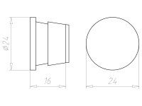 Těsnící zátka ECON M25 KAISER 1040-25